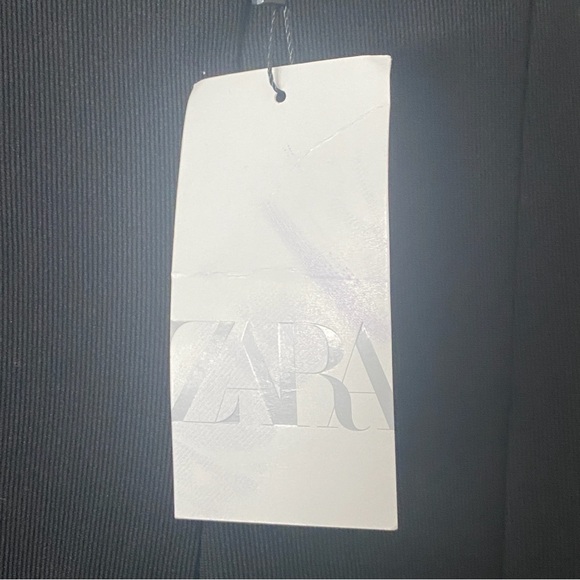 ZARA NWT High-Rise Pleat Front Split Ankle Leggings L (runs small) - Picture 6 of 9